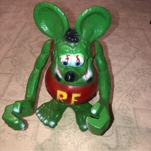 Vintage Ed Big Daddy Roth Rat Fink Aluminum 12 Inch Figure Statue